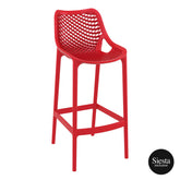Air Plastic Bar stool 75 - Red